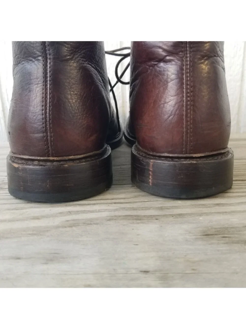 Frye Chukka Mens Brown Full Grain Leather High Top Boots 11.5 D 87882